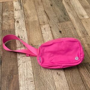 lululemon athletica Pink Strap Wristlet Pouch